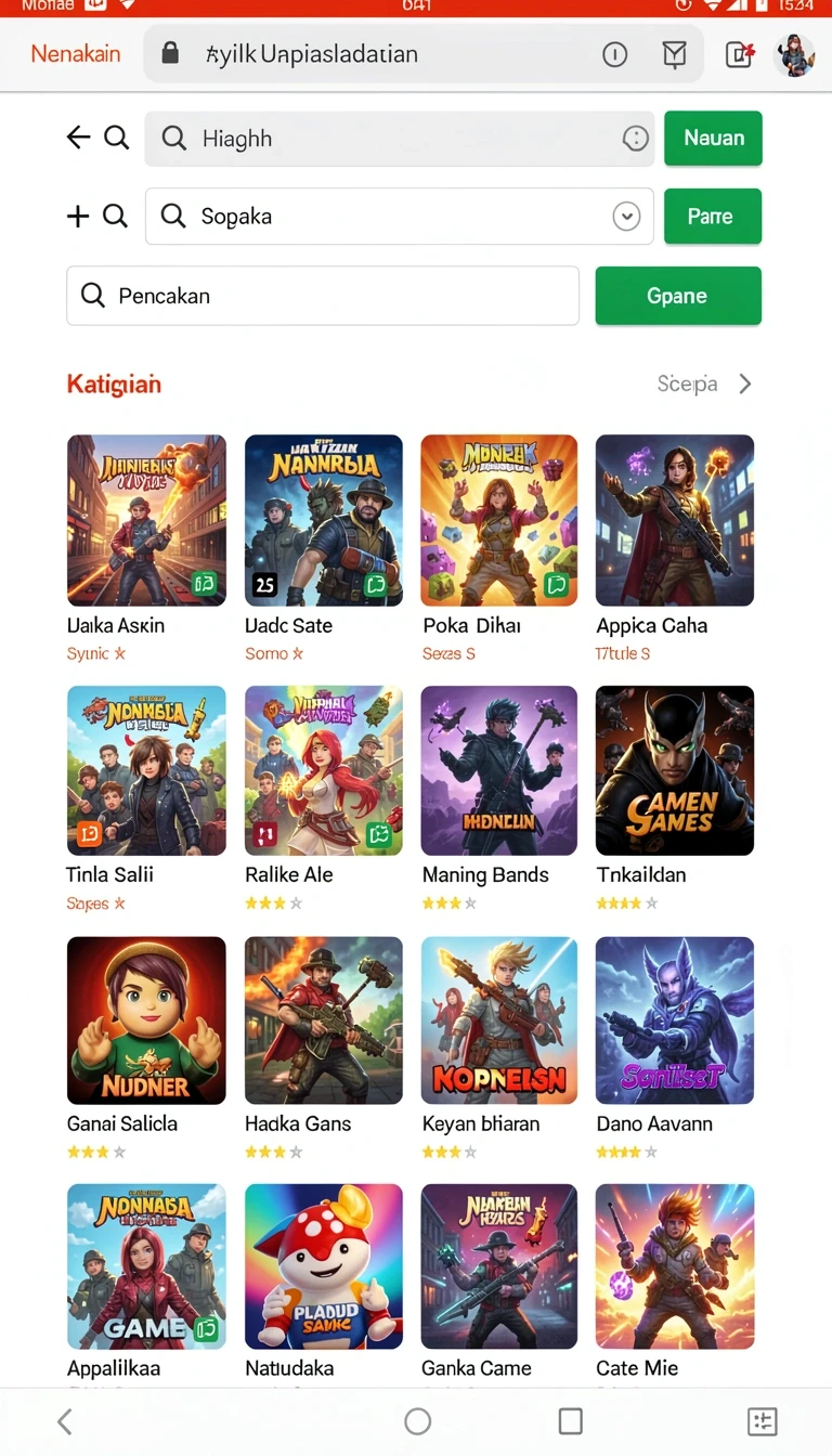 Beragam pilihan permainan menarik dalam aplikasi Review Aplikasi v89 Versi Terbaru.